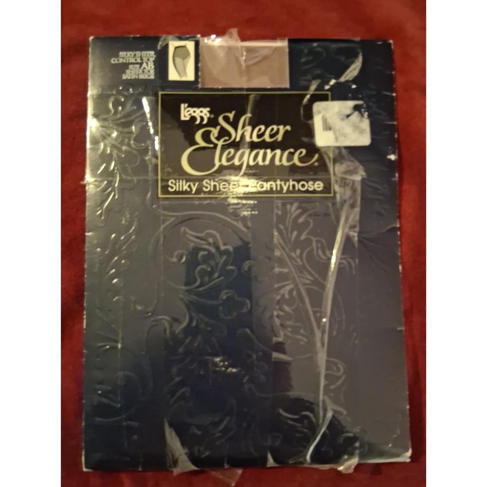 Vintage NEW NOS‎ L'eggs Leggs Sheer Elegance Pantyhose AB Beige
